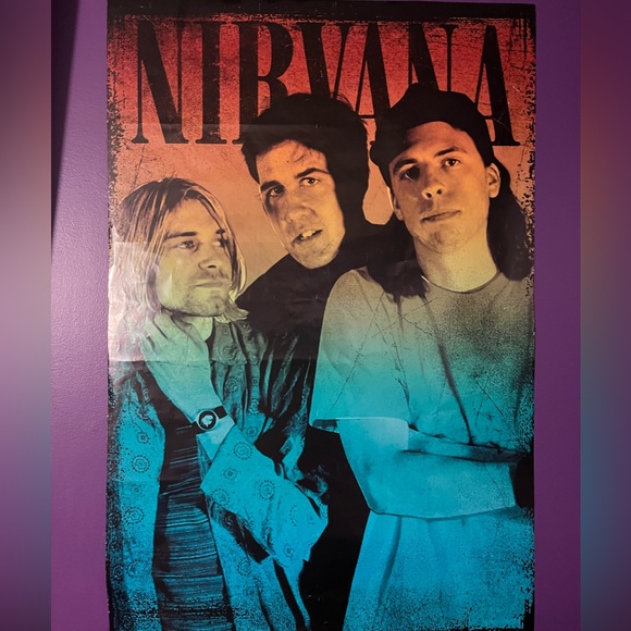 VINTAGE NIRVANA POSTER - Picture 2 of 3